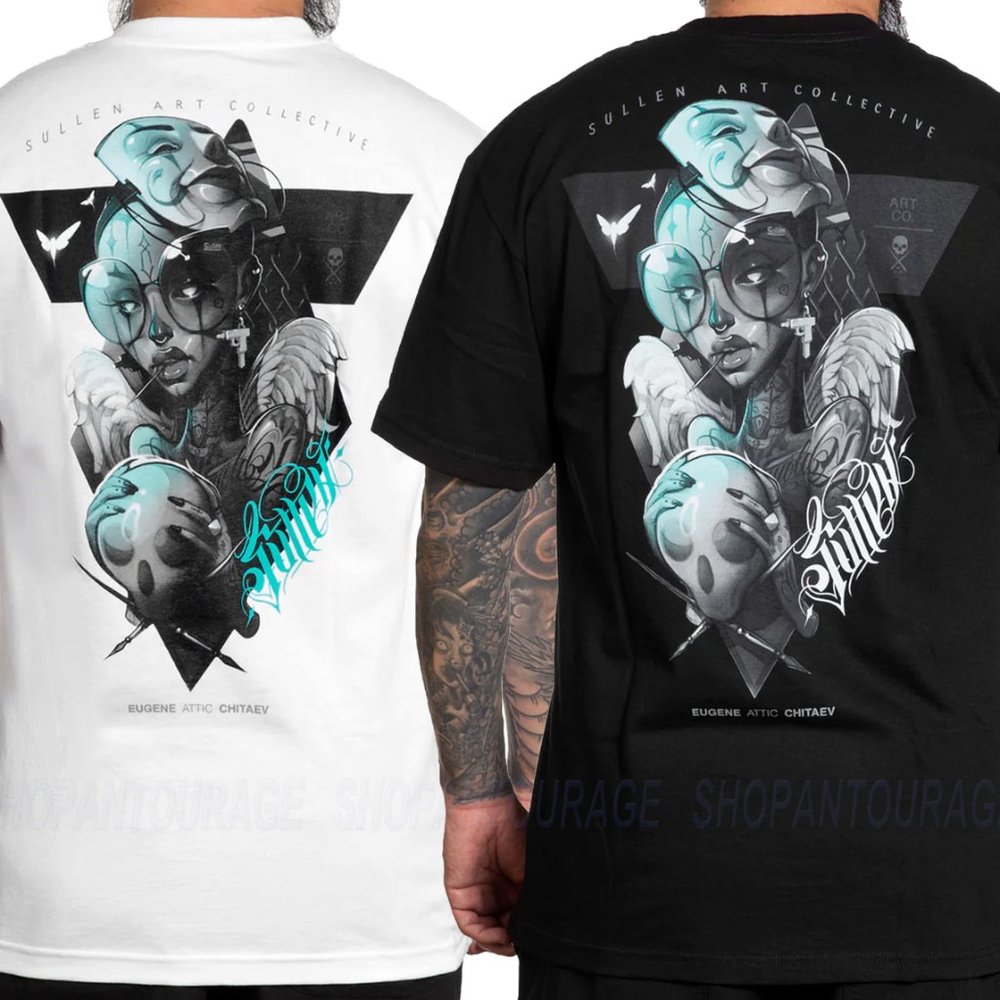 Sullen Attic Standard Fit SCM5480 New Short Sleeve T-shirt For Men | 2 Colors -